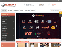 Tablet Screenshot of hangquangauto.com